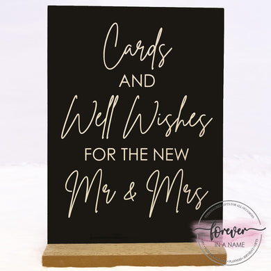 Hire - Cards & Well Wishes sign
