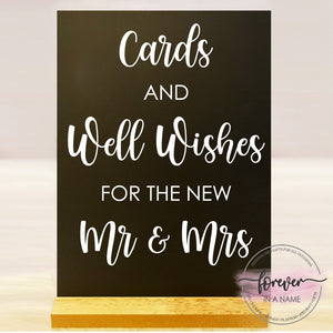 Hire - Cards & Well Wishes Sign
