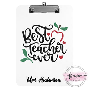 Personalised Clipboard - Teacher Gift
