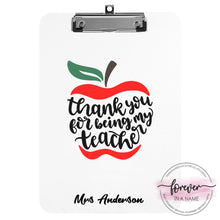 Load image into Gallery viewer, Personalised Clipboard - Teacher Gift