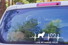 Load image into Gallery viewer, I Love My Dog Breed Car Window Decal