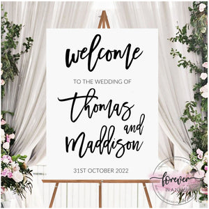 Welcome Sign - Maddison