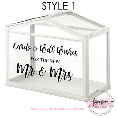 Cards & Well Wishes - Decal